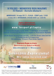 Plakat-A2 - IV polsko - niemieckie biegi majowe